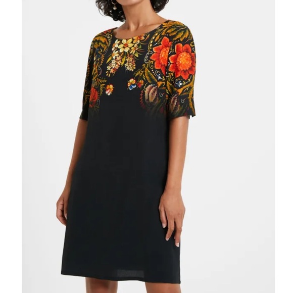 Desigual Dresses & Skirts - Desigual x Christian Lacroix Collaboration Boho Floral Dress - NWT - Size XL
